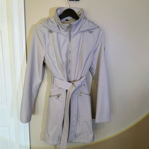 Women’s Hooded Belted Trench Coat